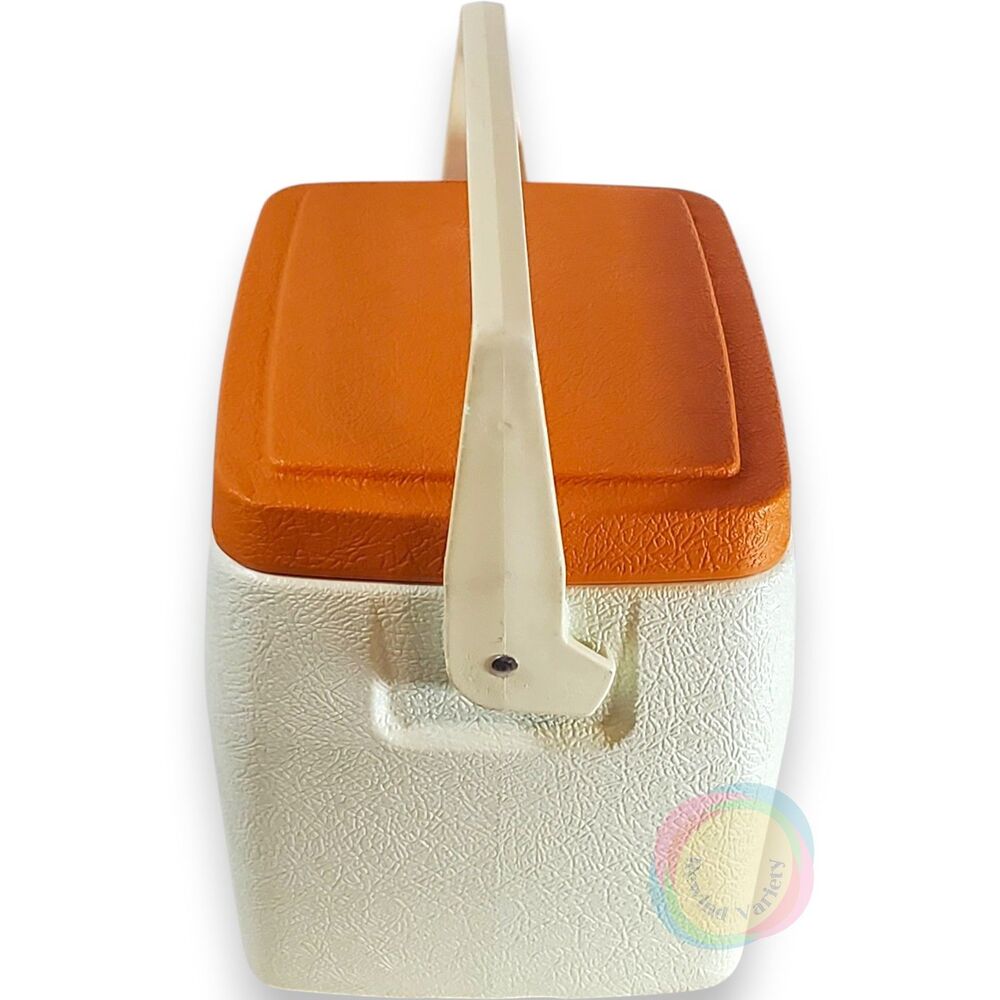 Vintage Coleman Lil Oscar Orange Cooler 5272 - Picture 9 of 16